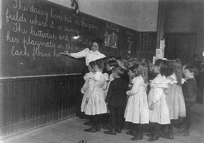 Original 1870s blackboard with agricultural math
