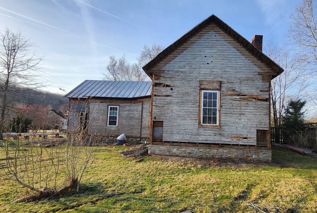The original schoolhouse revealed (March 2023)